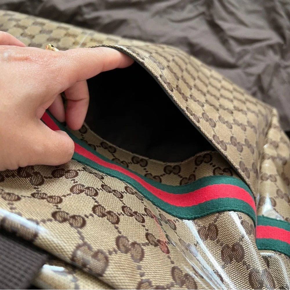 Gucci large travel luggage bag NWT authentic - Picture 6 of 13